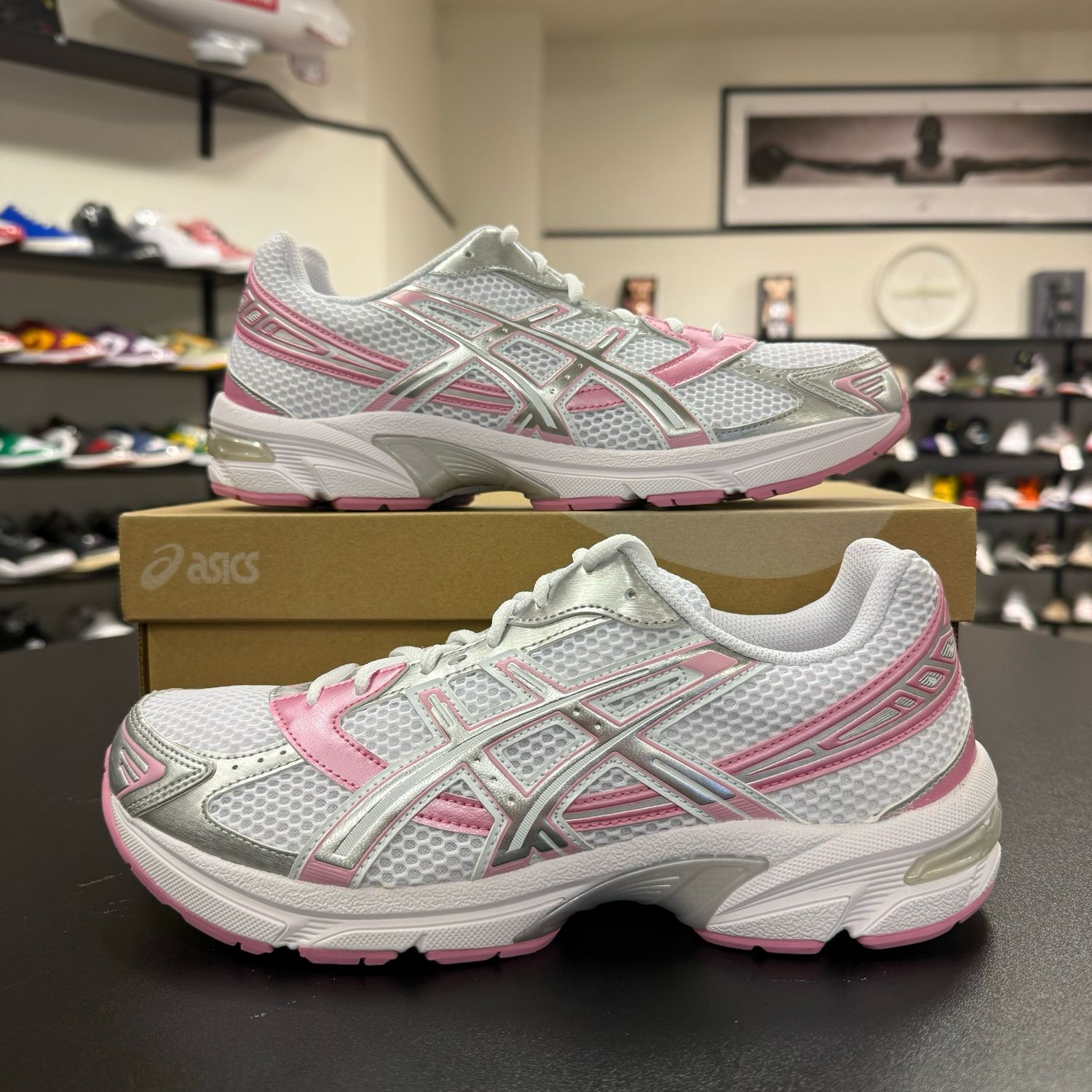 NEW ASICS GEL- 1130 WHITE PURE SILVER PINK