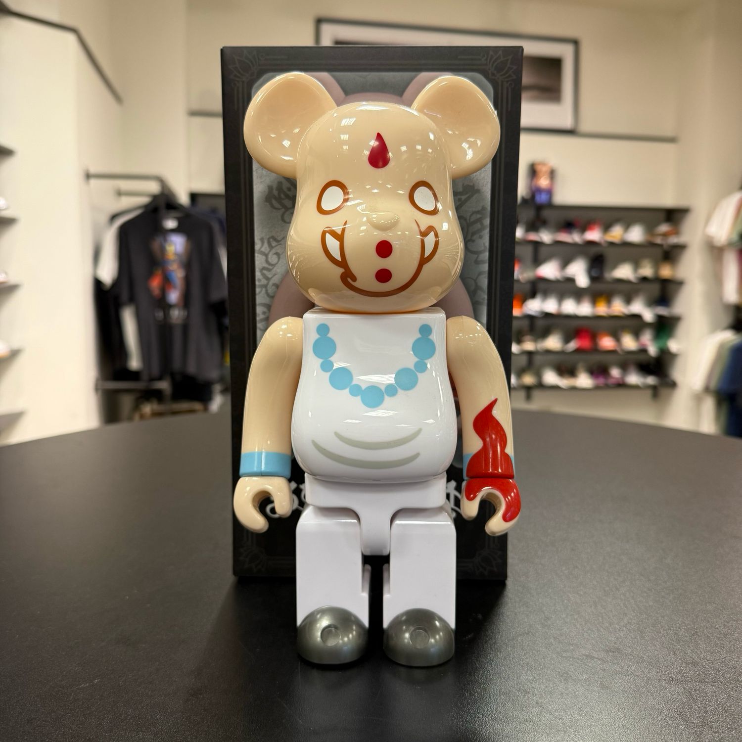 BEARBRICK X BRAHAM ELEPHANT 400% BLUE
