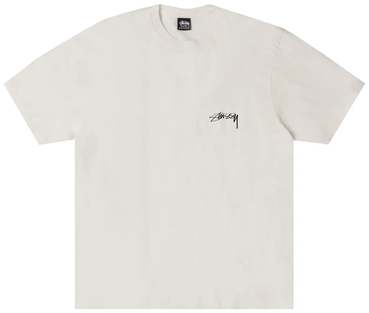 NEW STUSSY SERPENT PIG DYED TEE NATURAL