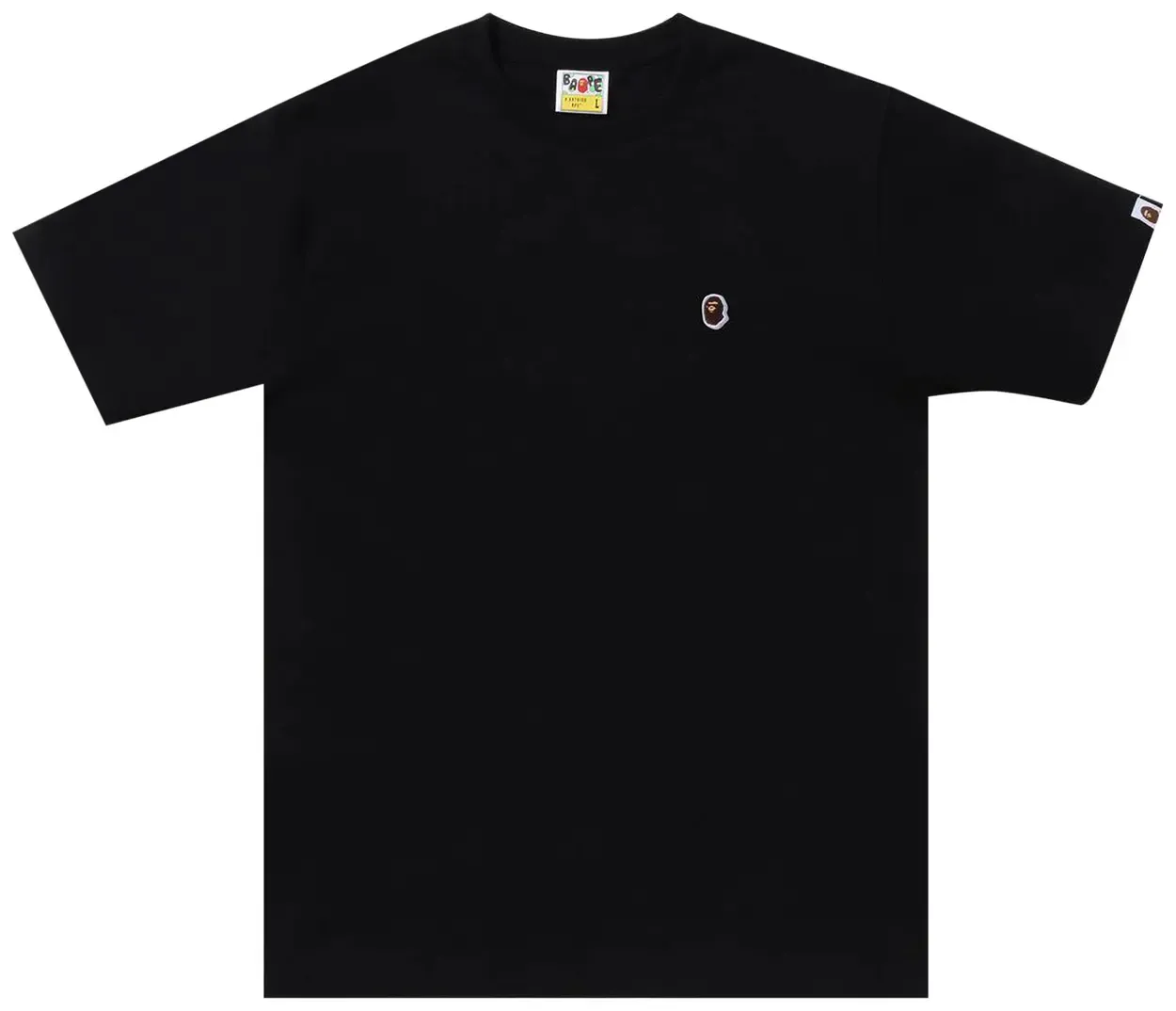 NEW BAPE ONE POINT RELAXED TEE BLACK