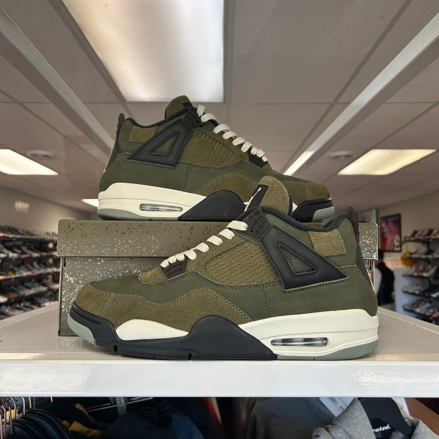 PO AIR JORDAN 4 RETRO SE CRAFT MEDIUM OLIVE SIZE 12