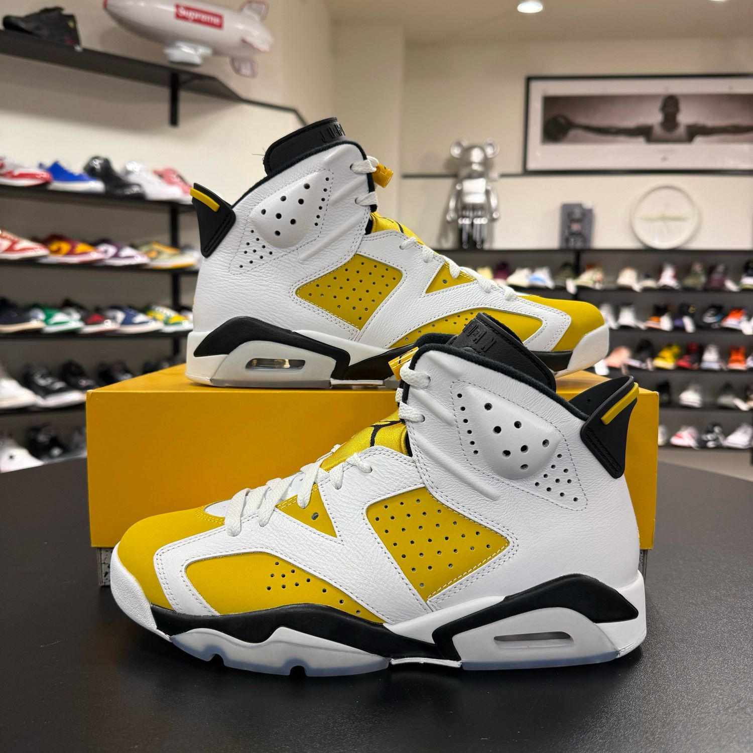 NEW AIR JORDAN 6 YELLOW OCHRE