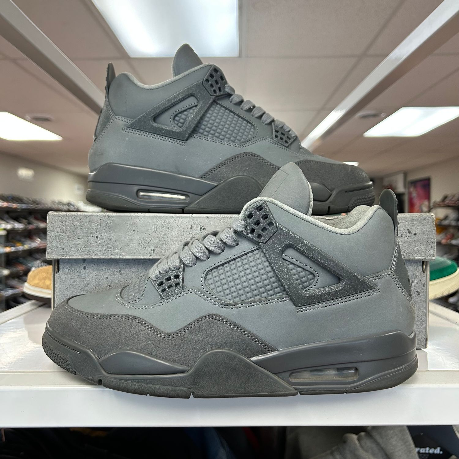 PO AIR JORDAN 4 RETRO SE WET CEMENT SIZE 10