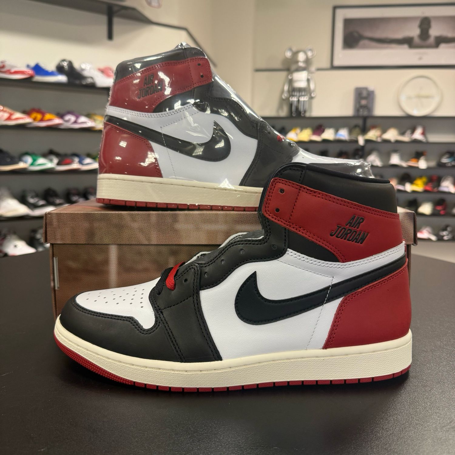 NEW AIR JORDAN 1 BLACK TOE REIMAGINED
