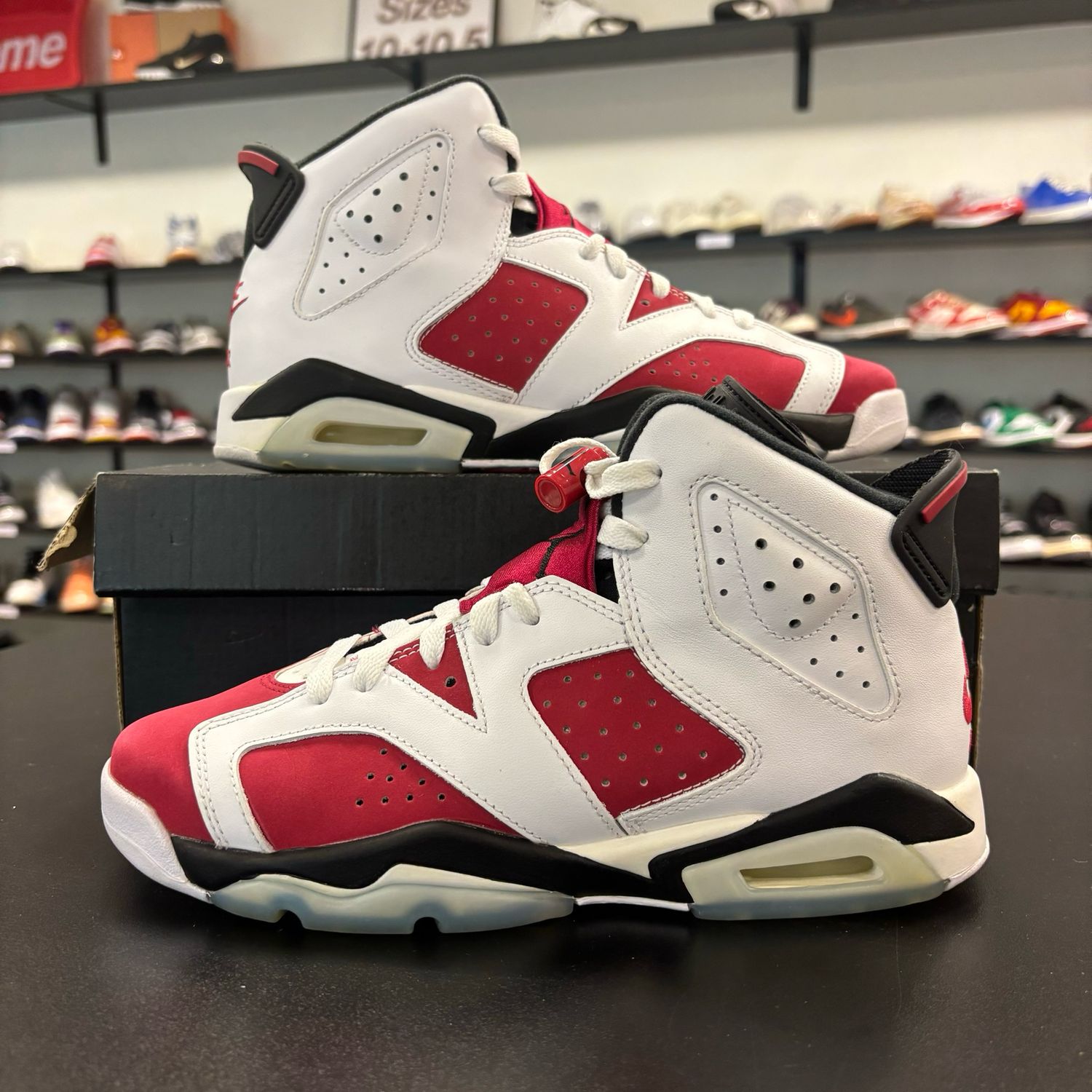 PO AIR JORDAN 6 CARMINE (2021) SIZE 6.5Y
