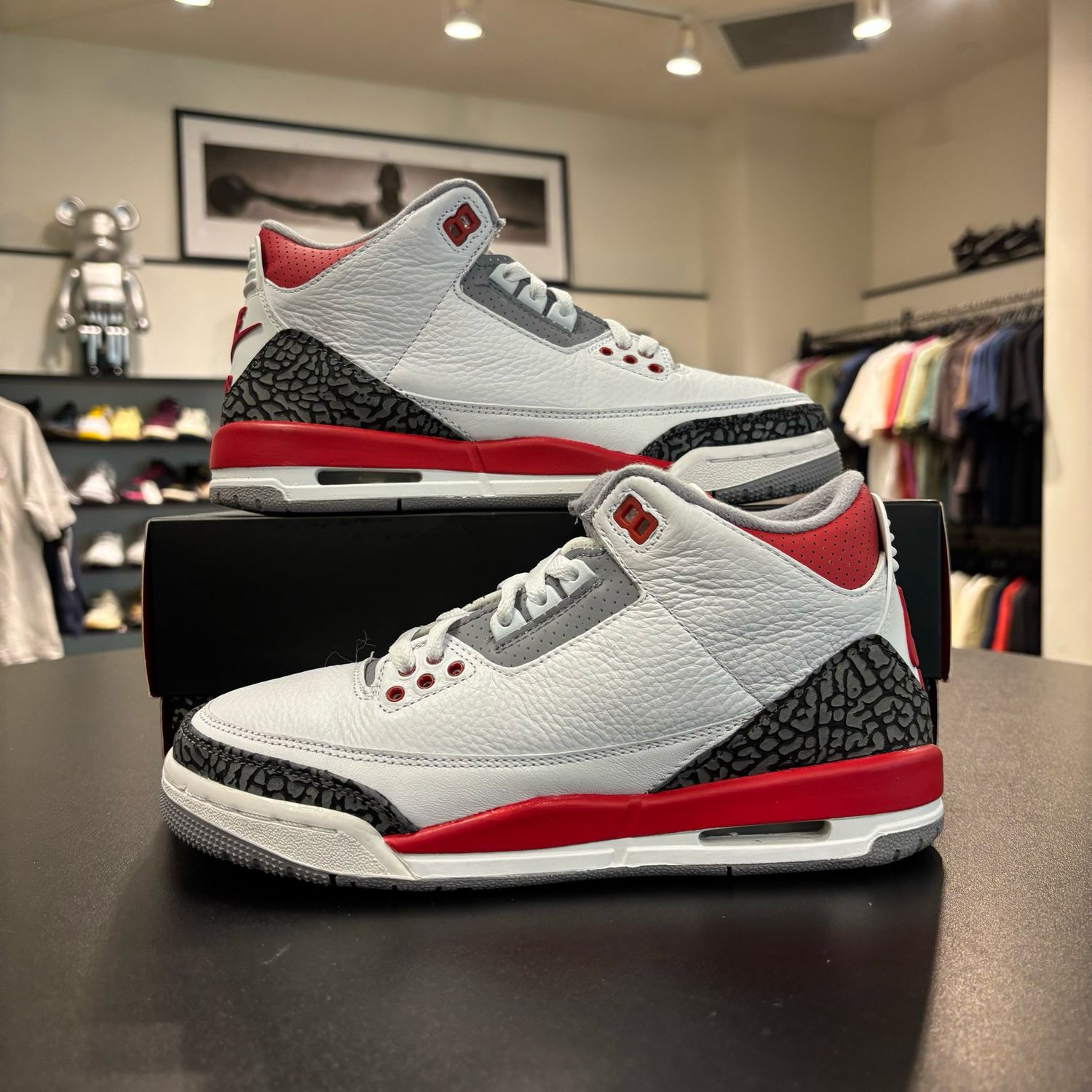 PO2 AIR JORDAN 3 FIRE RED SIZE 7Y