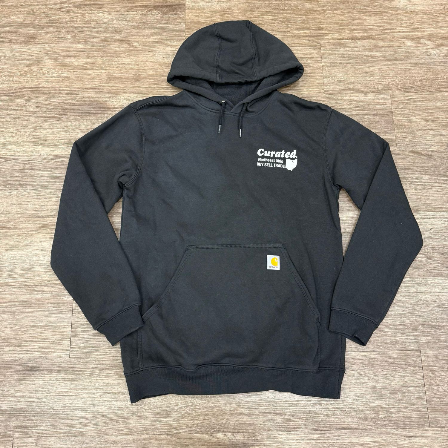 CURATED CARHARTT 2 STORE HOODIE BLACK