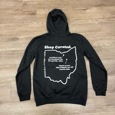 NEW CURATED CARHARTT 2 STORE HOODIE BLACK