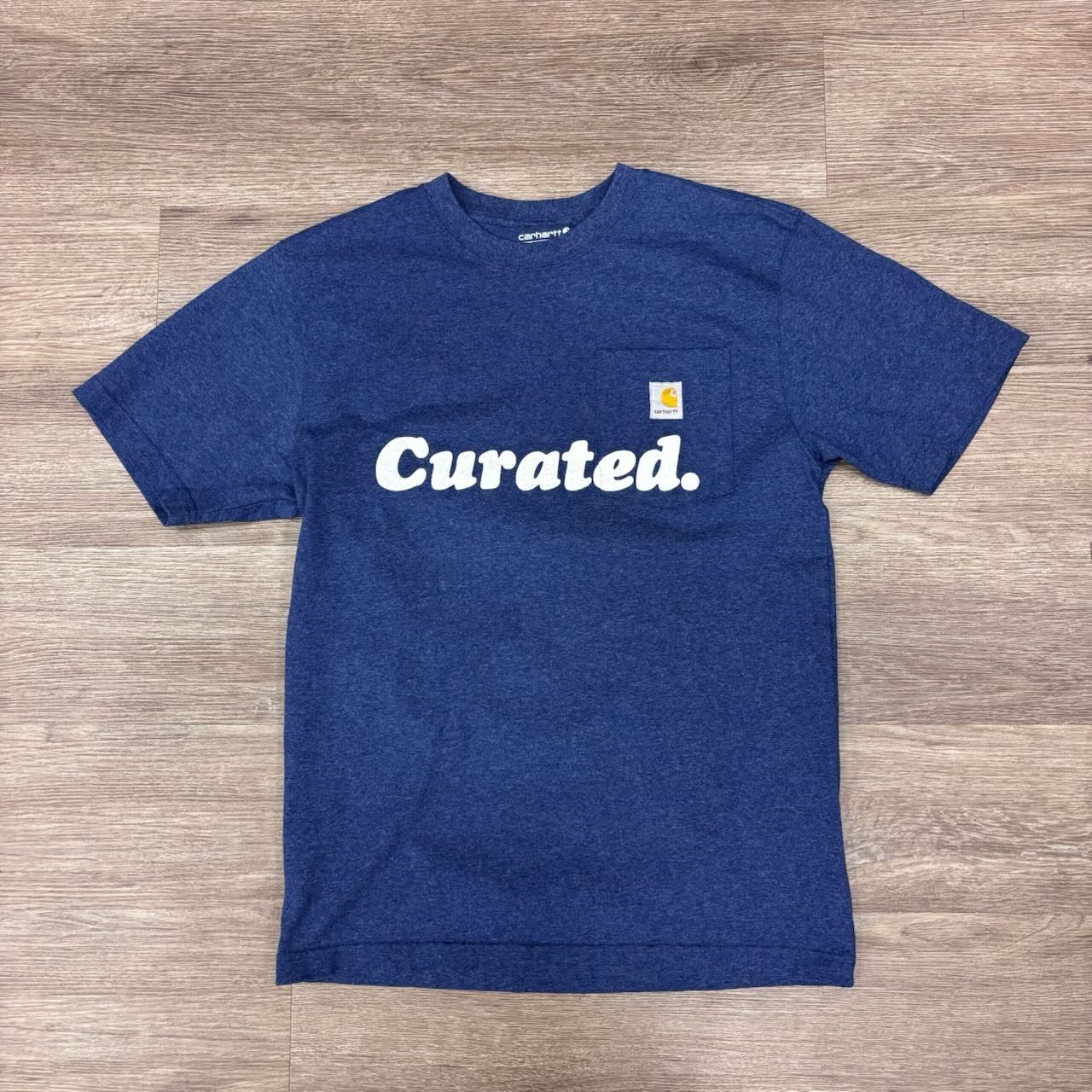 CURATED CARHARTT TEE HEATHER NAVY