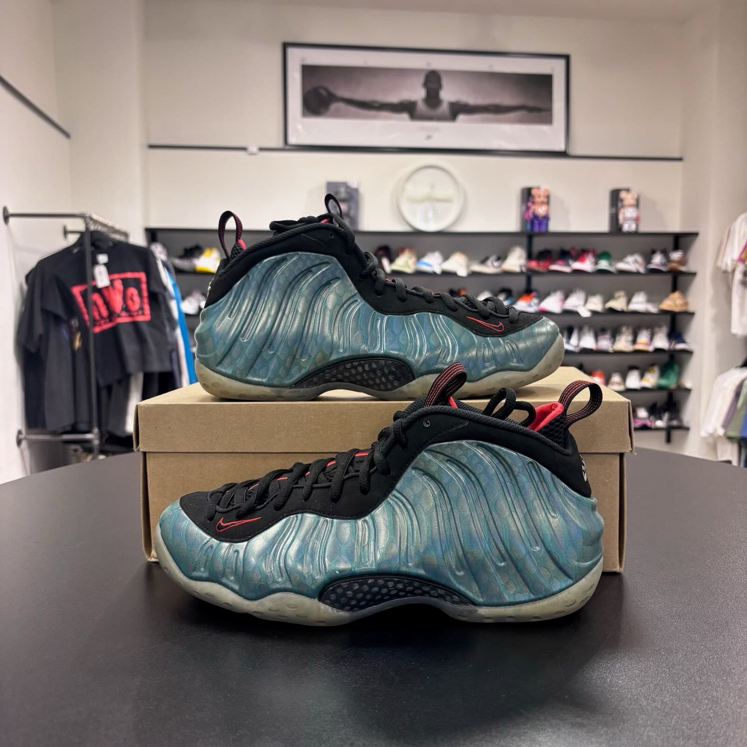 PO NB NIKE AIR FOAMPOSITE ONE GONE FISHING SIZE 10