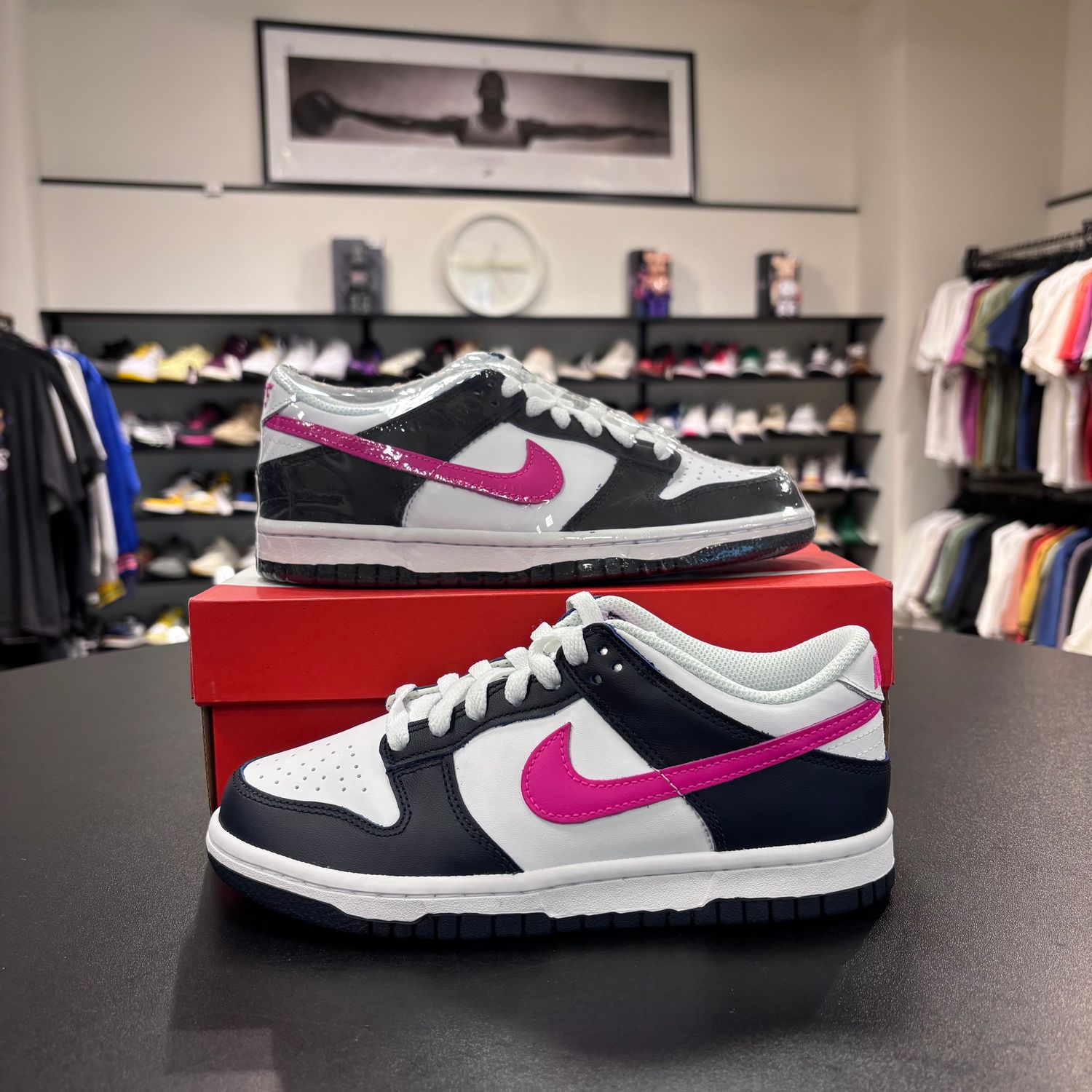 NEW NIKE DUNK LOW OBSIDIAN FIERCE PINK