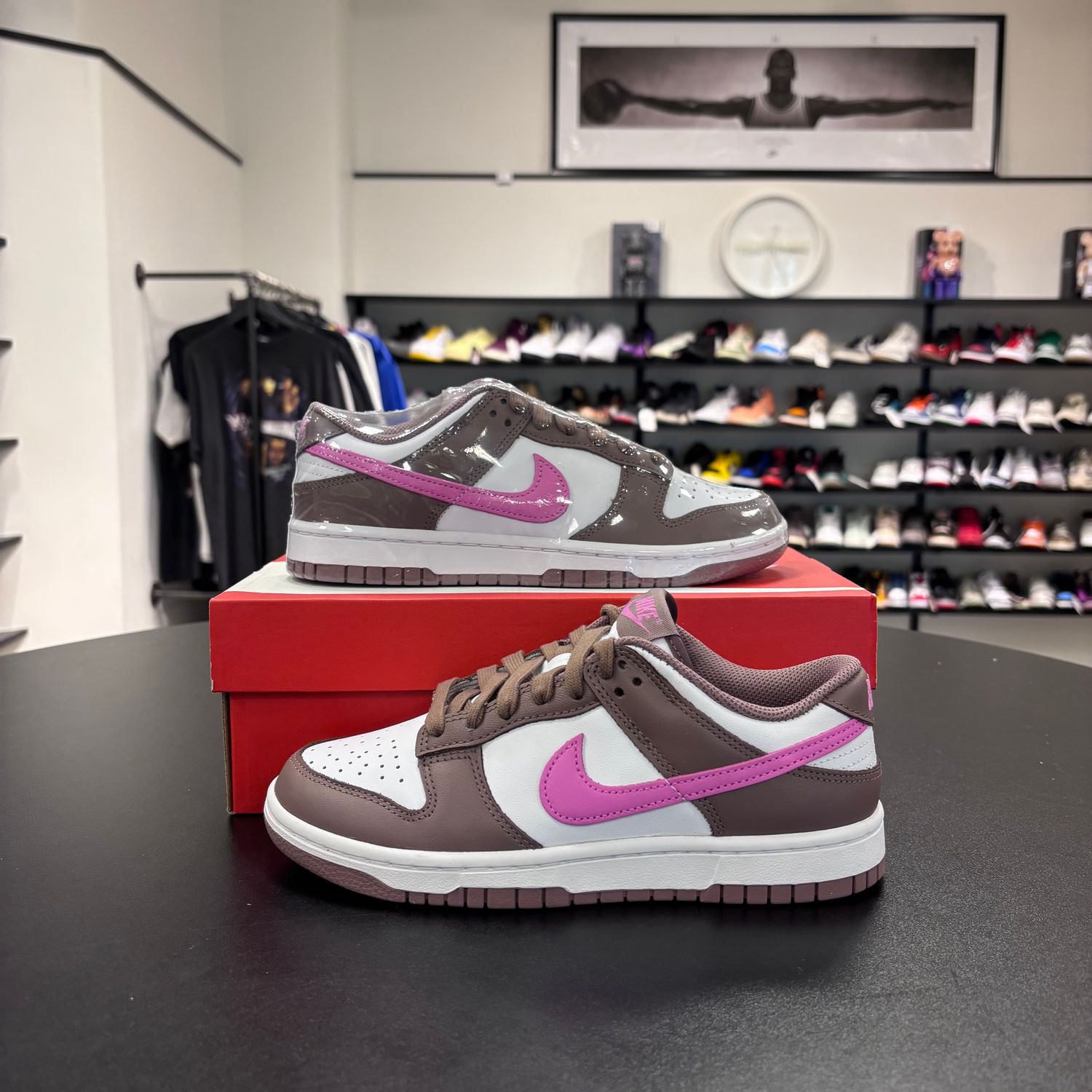NEW NIKE DUNK LOW SMOKEY MAUVE PLAYFUL PINK