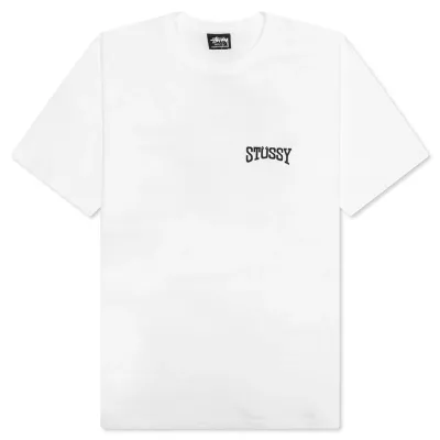 STUSSY TOUGH TREAD TEE WHITE