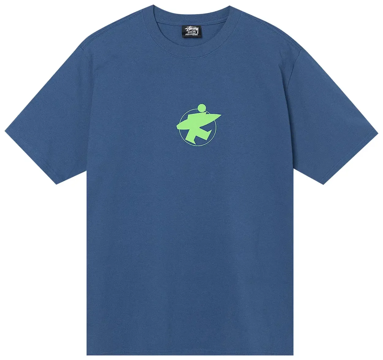 STUSSY SURF STOCK TEE BLUE