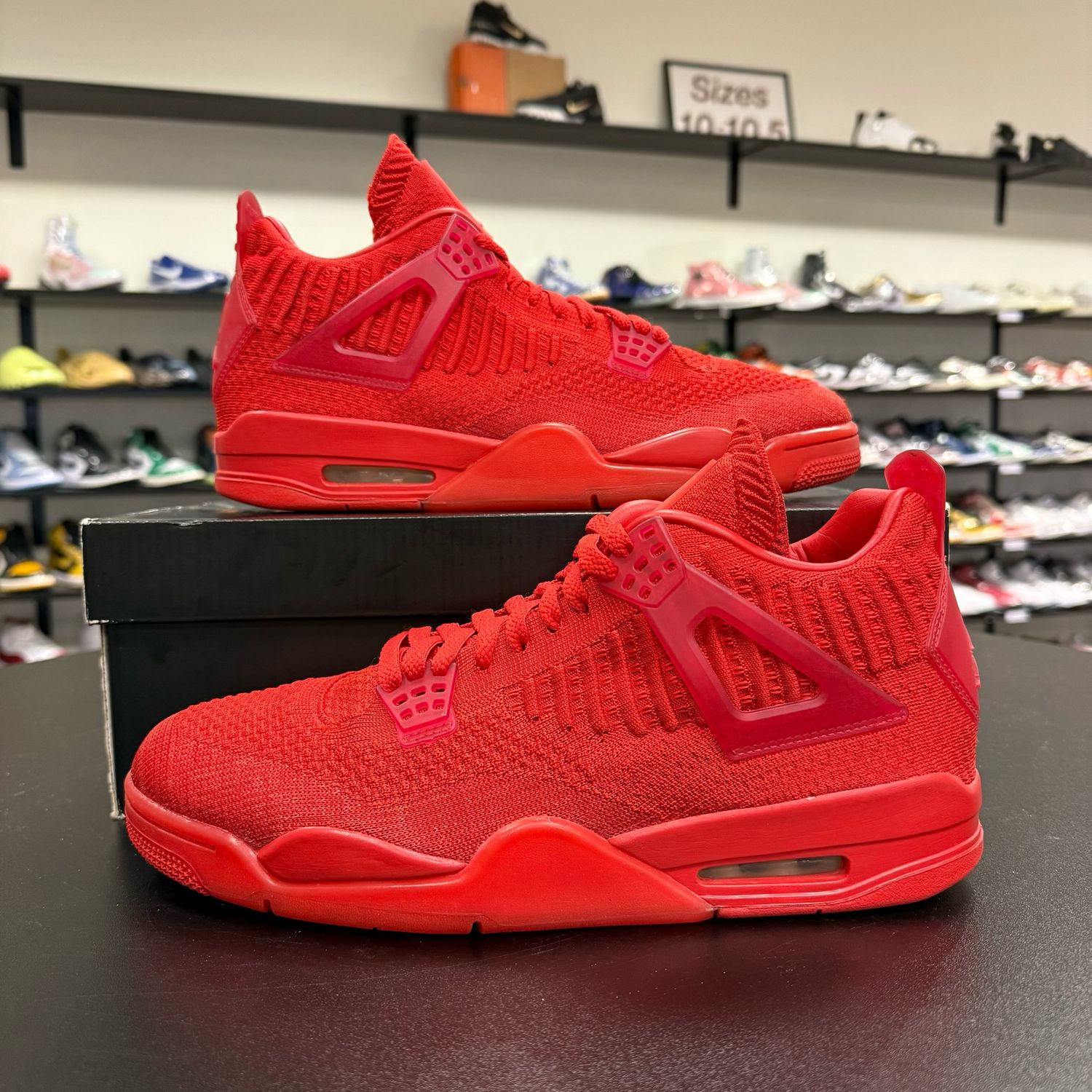 PO AIR JORDAN 4 RETRO FLYKNIT RED (2019) SIZE 11.5