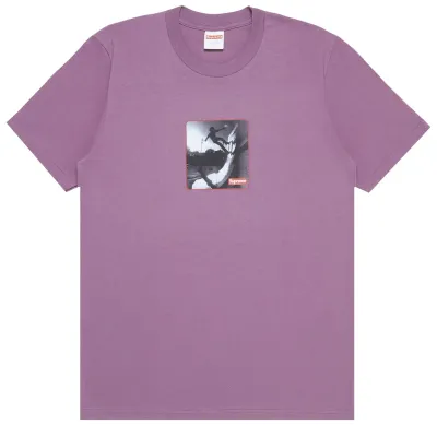 NEW SUPREME SHADOW TEE PLUM
