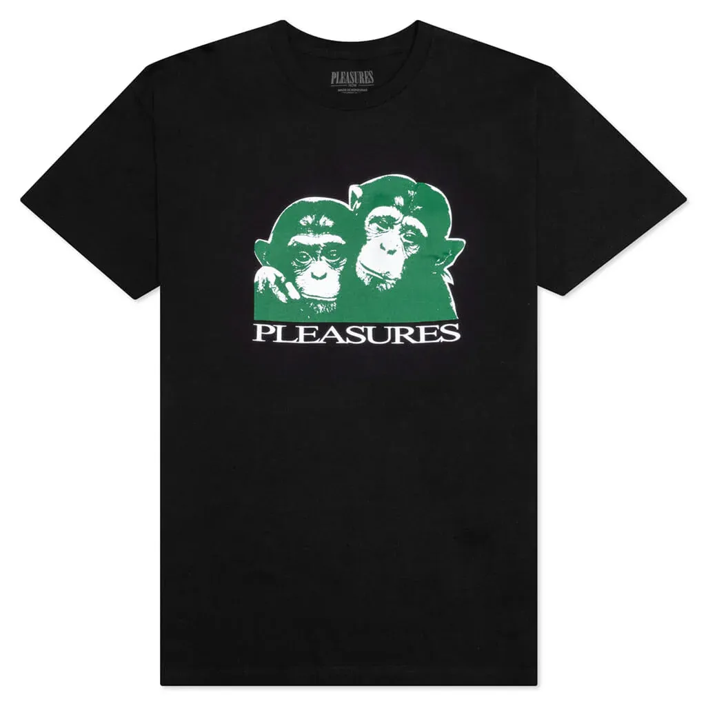 NEW PLEASURES FRIENDSHIP BLACK TEE