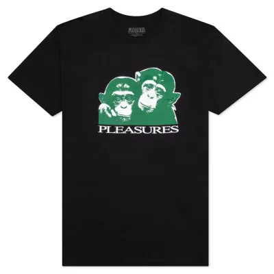 NEW PLEASURES FRIENDSHIP BLACK TEE
