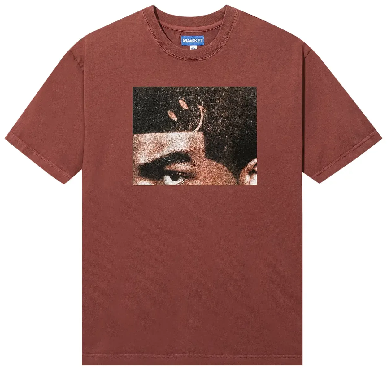 NEW MARKET SMILEY SOFT PART TEE BROWN SIZE L