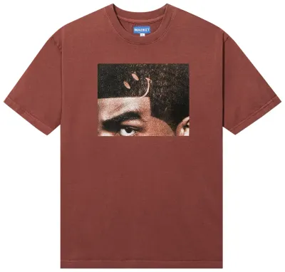 NEW MARKET SMILEY SOFT PART TEE BROWN SIZE L