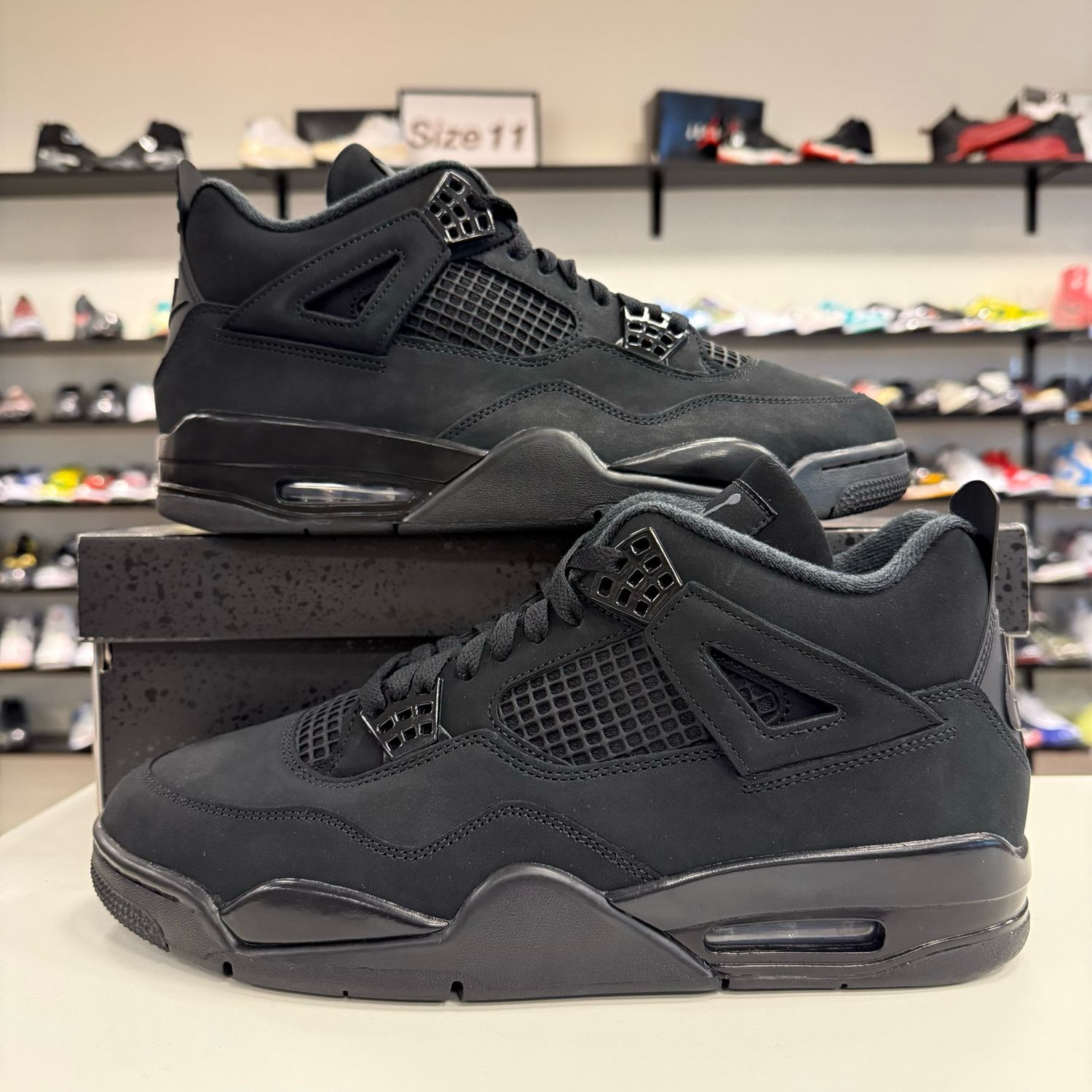 NEW AIR JORDAN 4 RETRO BLACK CAT (2025)