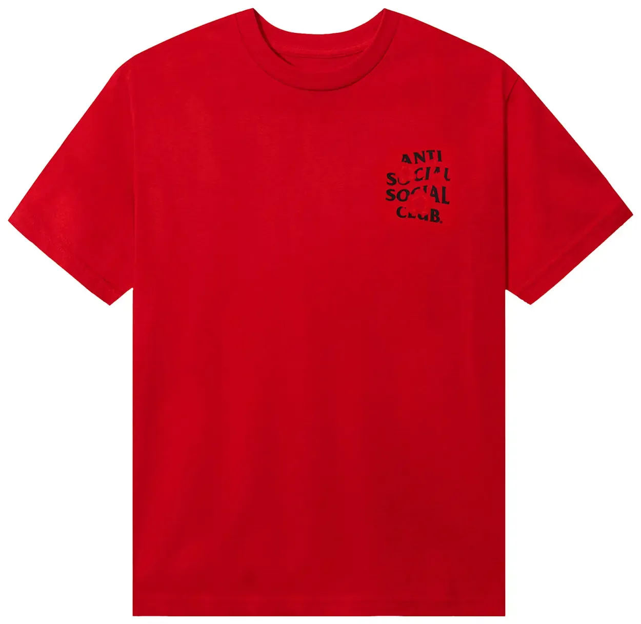 NEW ANTI SOCIAL SOCIAL CLUB SEEING THE FEELING TEE RED