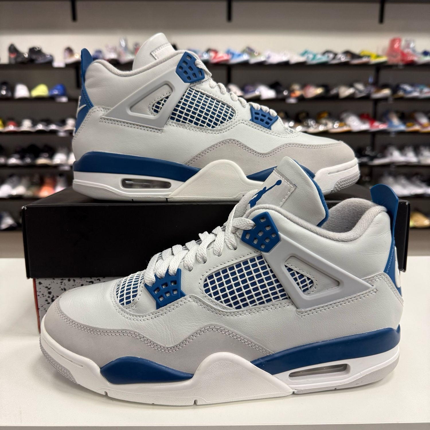 PO4 AIR JORDAN 4 MILITARY BLUE (2024) SIZE 9