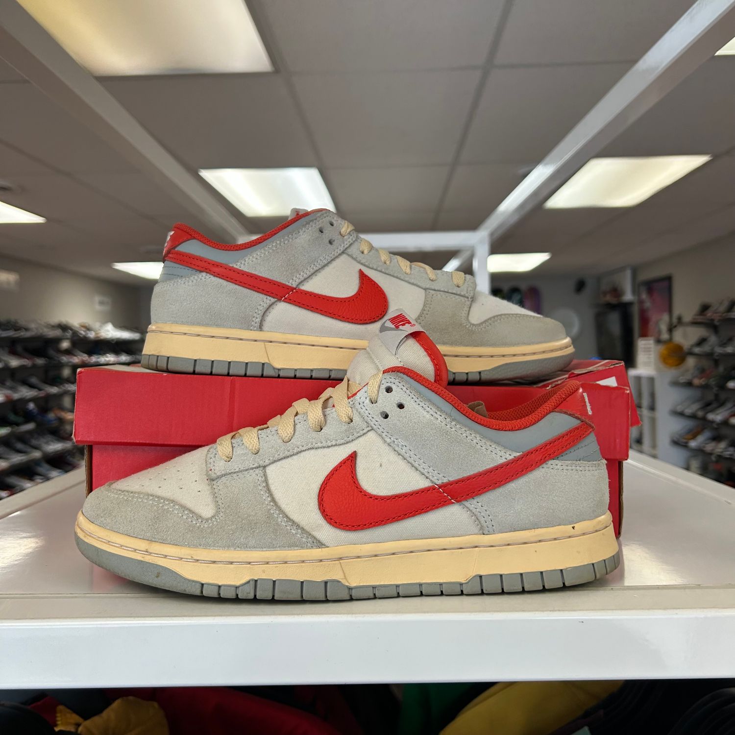 PO NIKE DUNK LOW ATHLETIC DEPARTMENT PICANTE RED SIZE 8.5