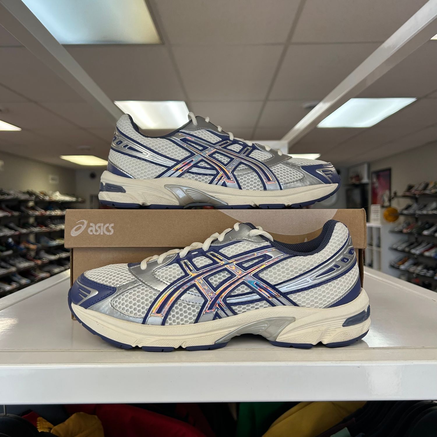 PO ASICCS GEL-1130 WHITE FUTURE DUSK (WOMENS) SIZE 9.5W