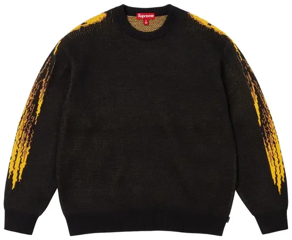 NEW SUPREME ANTIHERO EAGLE SWEATER BLACK