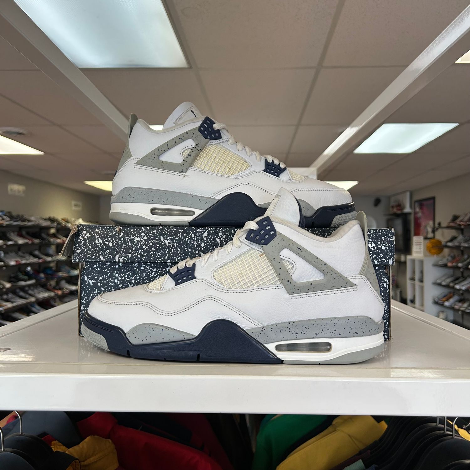 PO AIR JORDAN 4 RETRO MIDNIGHT NAVY SIZE 12