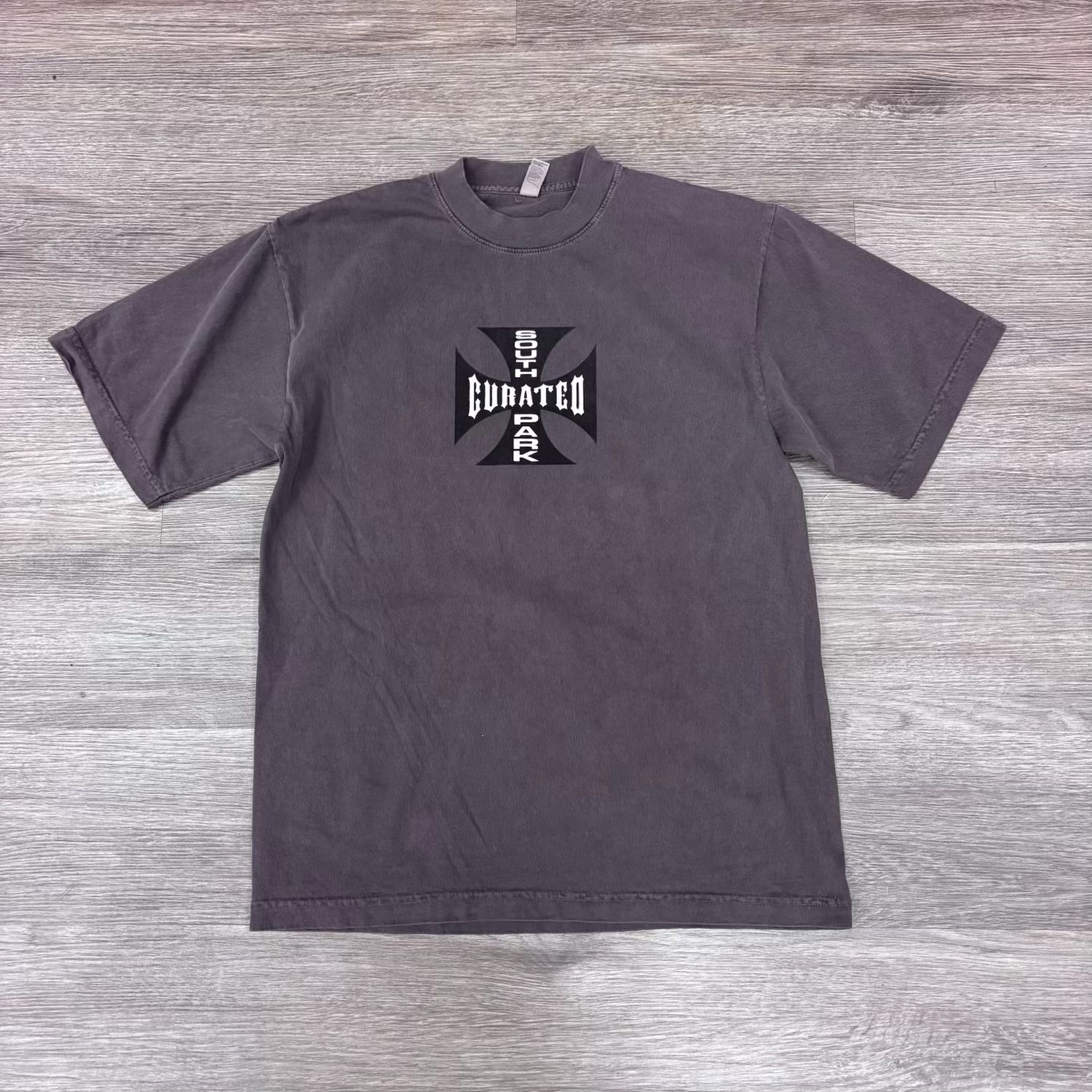 NEW CURATED WC CHOPPERS TEE BROWN