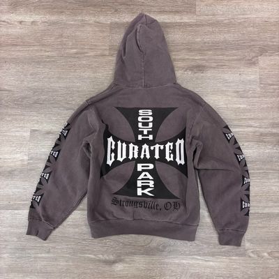 NEW CURATED WC CHOPPERS HOODIE BROWN