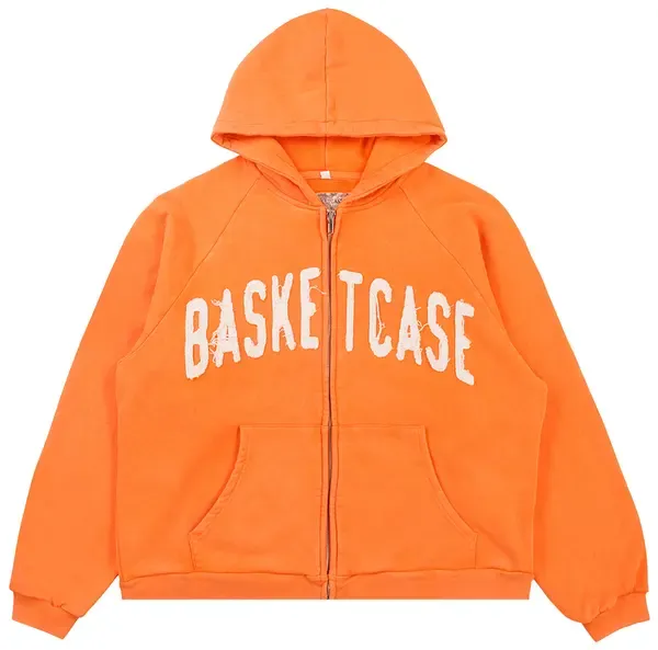 NEW BASKETCASE GALLERY DWELLER ZIP UP ORANGE