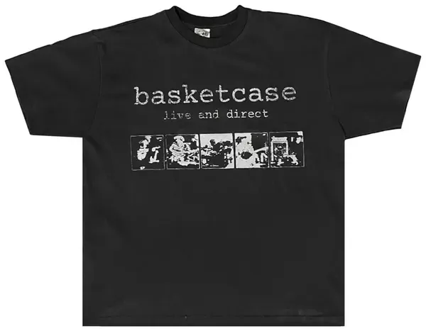 NEW BASKETCASE GALLERY SCAR TEE VINTAGE BLACK