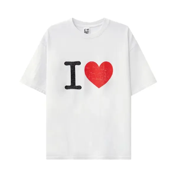 NEW BASKETCASE GALLERY I HEART TEE WHITE
