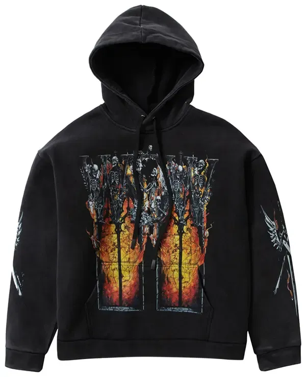 NEW WHO DECIDES WAR EMBER CHAPEL HOODIE COAL
