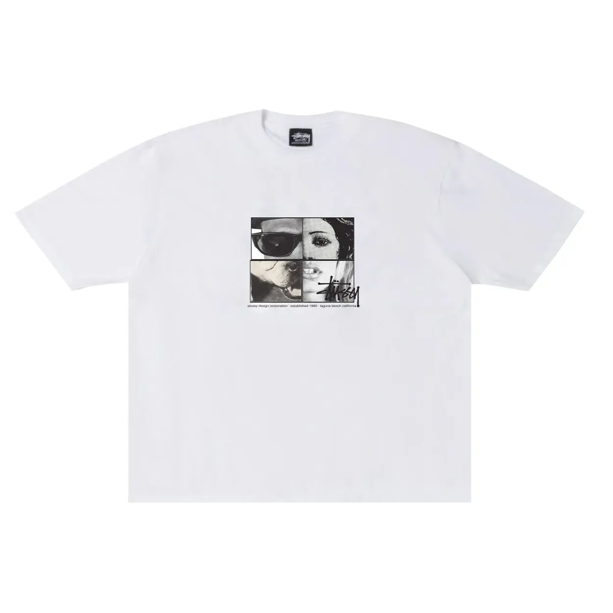 NEW STUSSY PERSONALITIES TEE WHITE