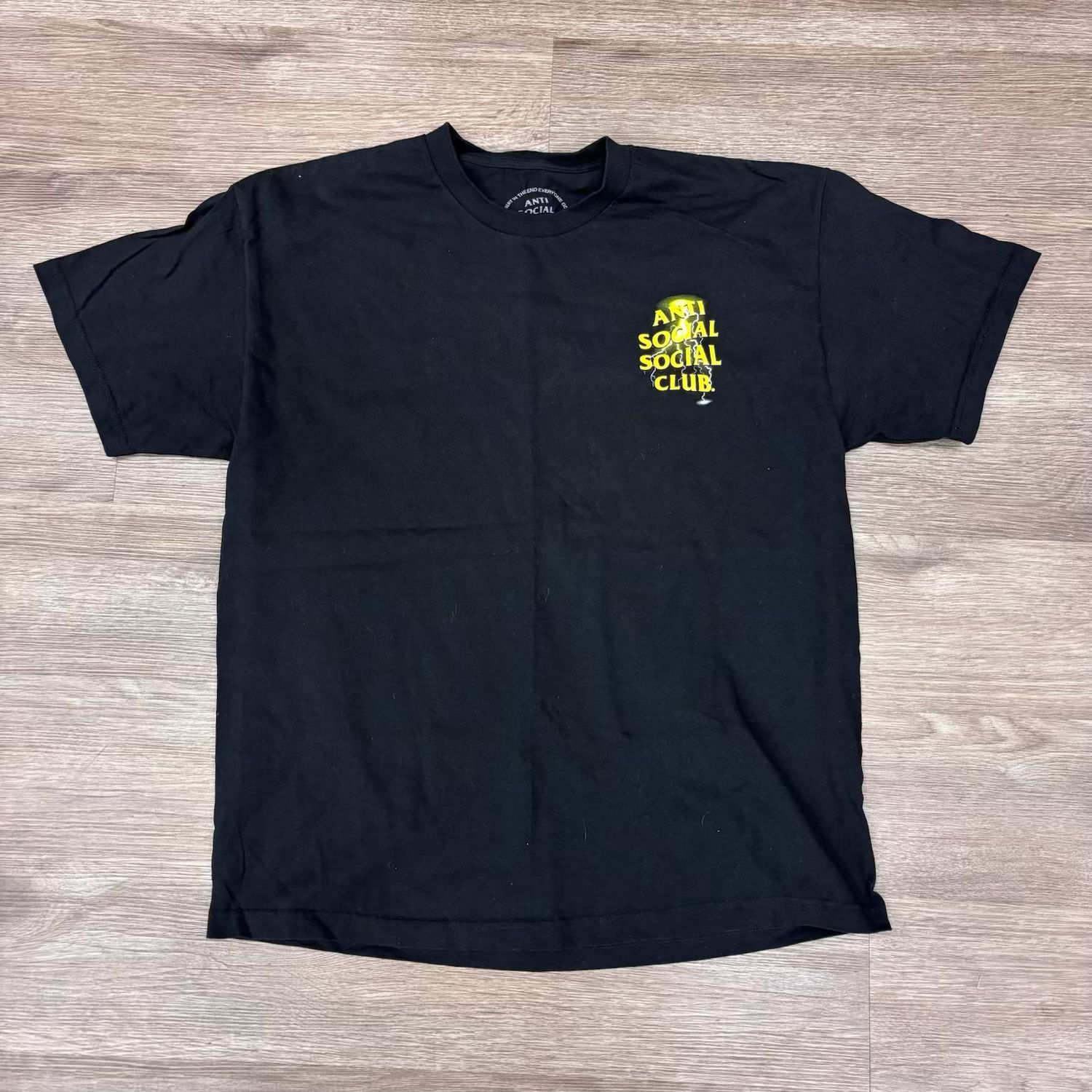 PO ANTI SOCIAL SOCIAL CLUB TWISTA T-SHIRT BLACK SIZE XL
