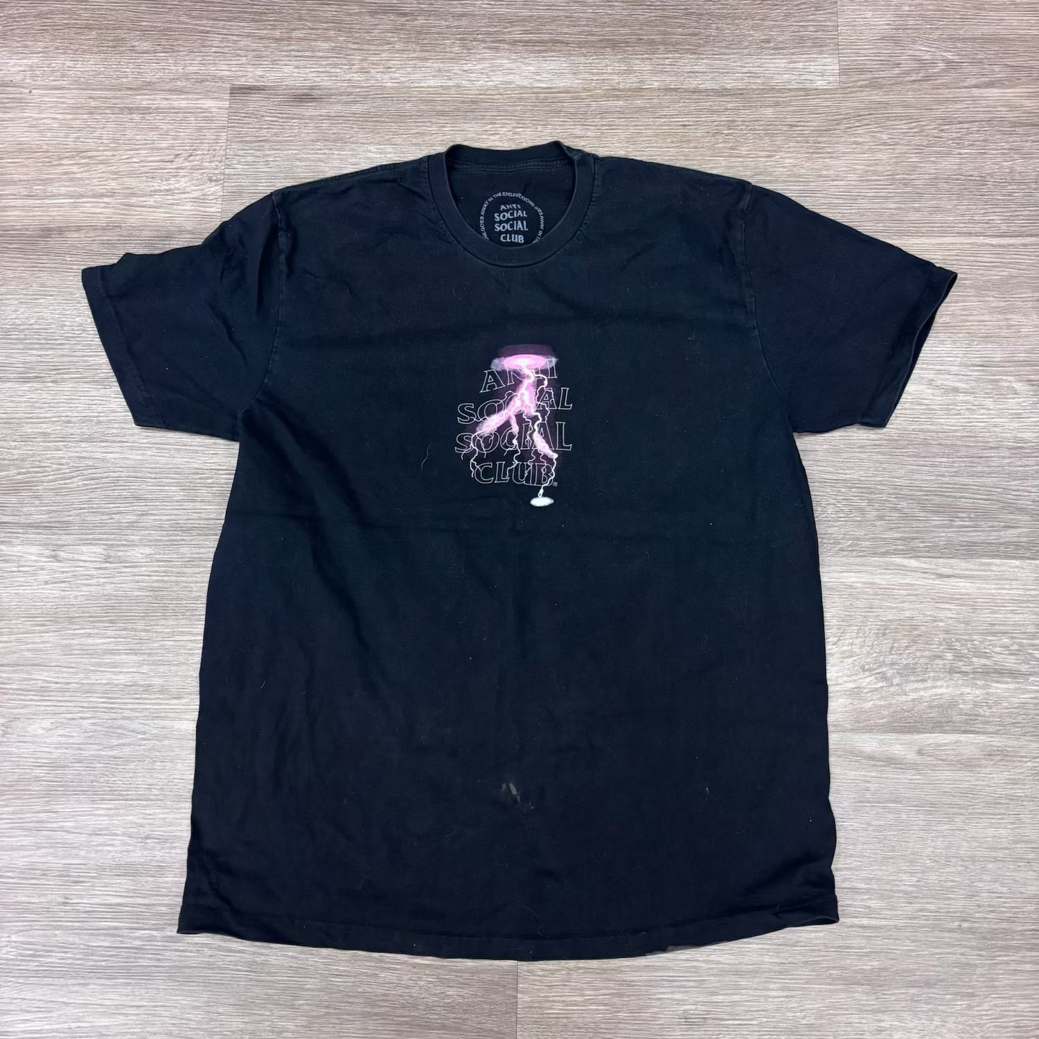 PO ANTI SOCIAL SOCIAL CLUB SAVE YOUR TEARS T-SHIRT BLACK SIZE XL