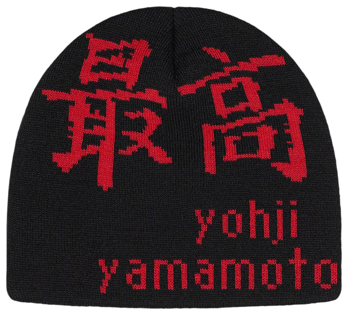 NEW SUPREME YOHJI YAMAMOTO BEANIE BLACK