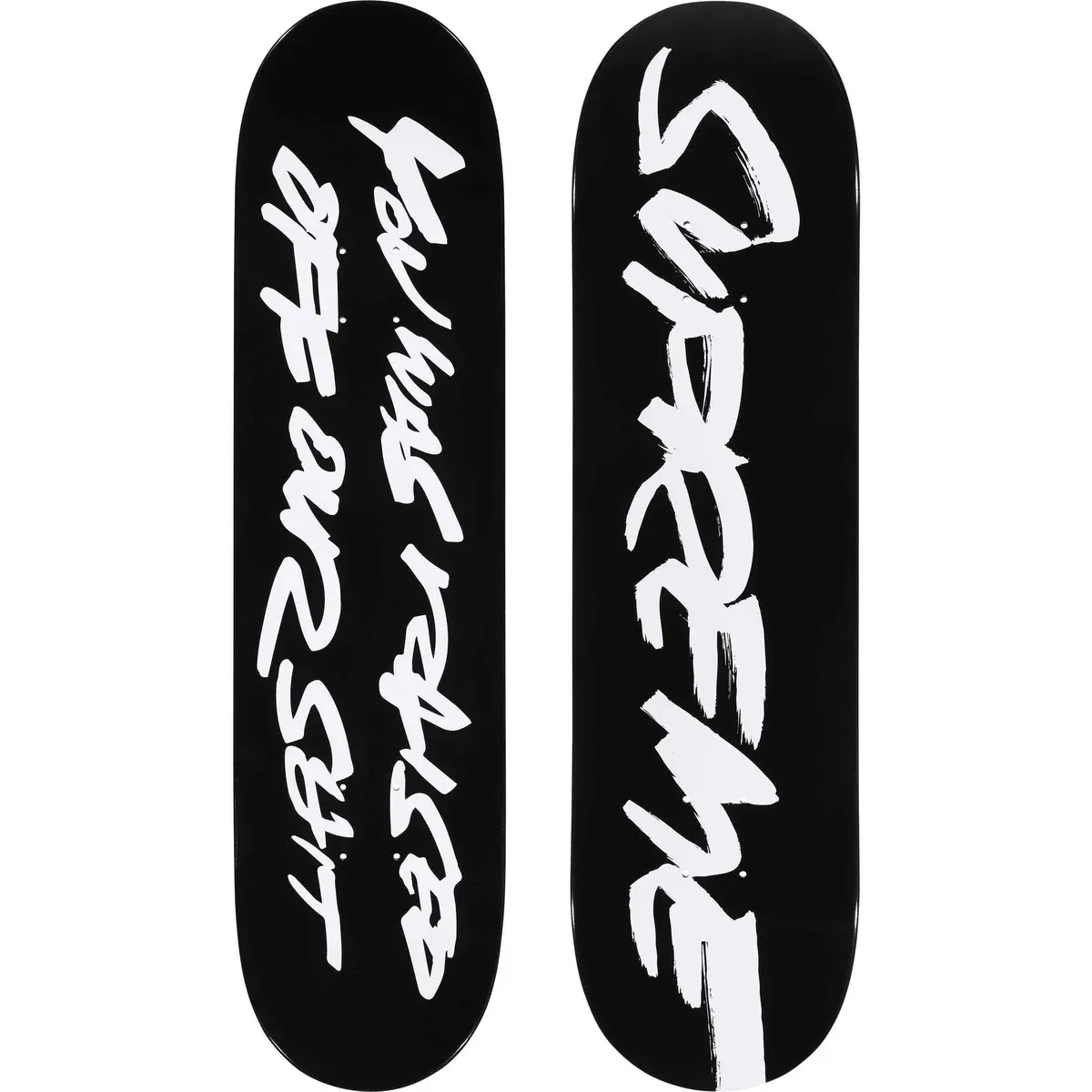 NEW SUPREME BLACK FUTURA SKATEBOARD DECK