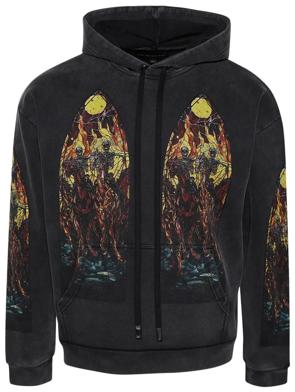 NEW WHO DECIDES WAR ANVIL HOODIE COAL