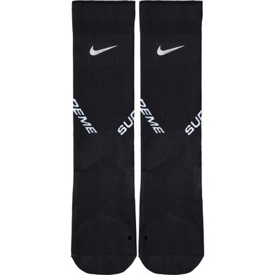 NEW SUPREME NIKE SPARK CREW SOCKS BLACK LARGE