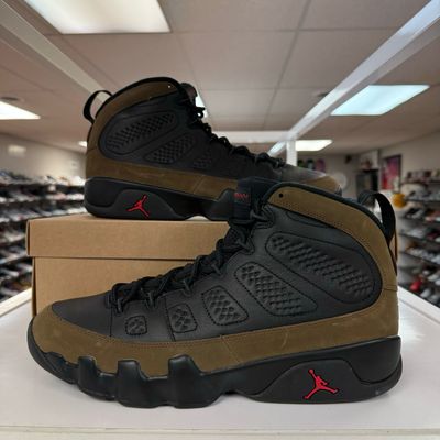 NEW WITH FLAWS (NO BOX) AIR JORDAN 9 OLIVE (2024) SIZE 12