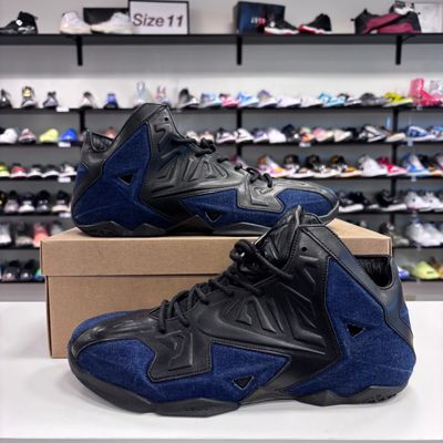 PO NB DB LEBRON 11 DENIM SIZE 12