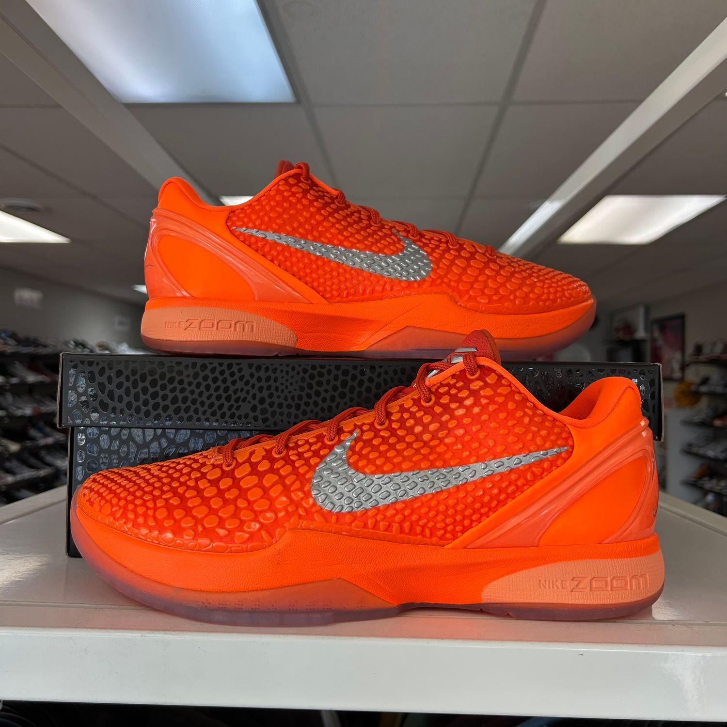 PO NIKE KOBE 6 PROTRO TOTAL ORANGE SIZE 11.5