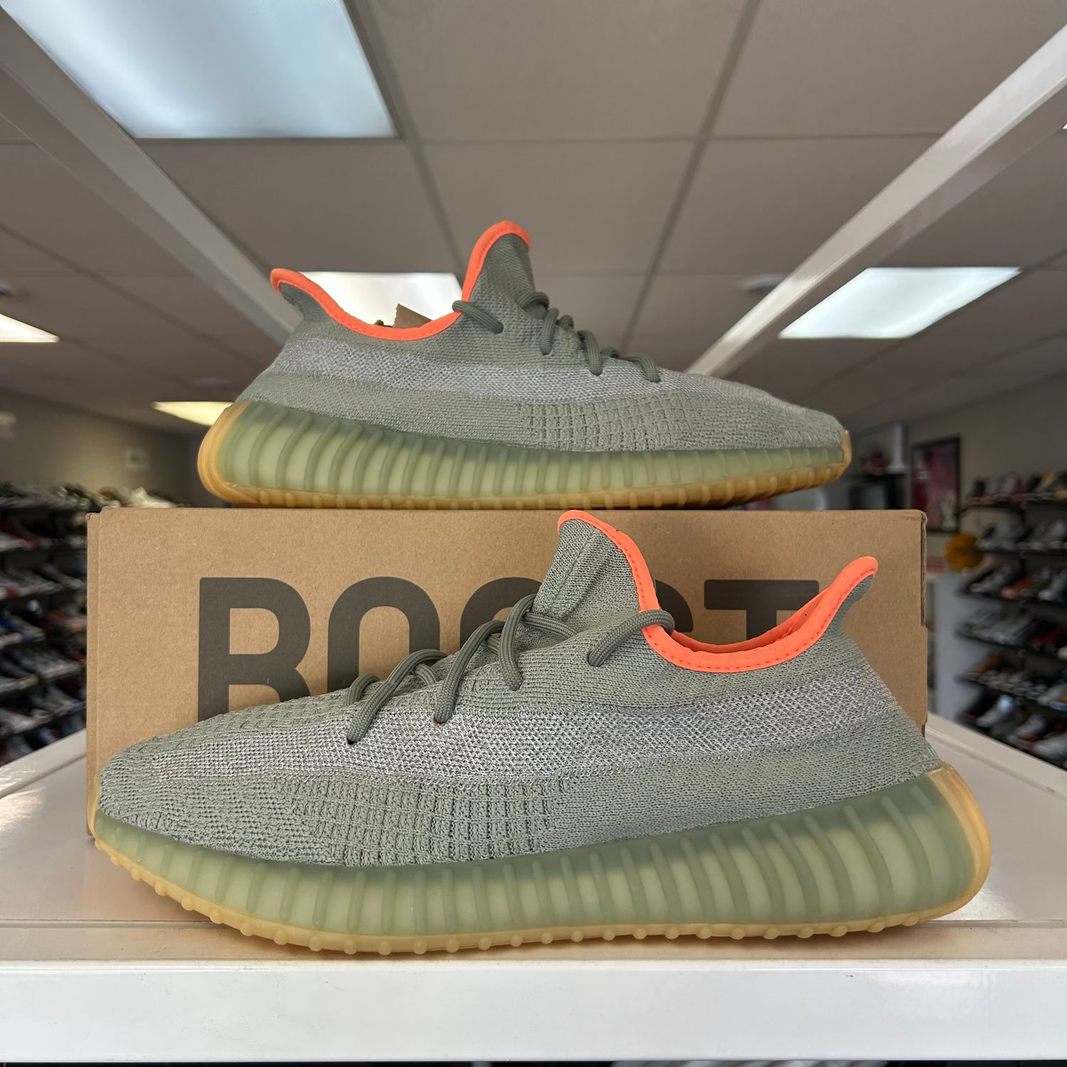 PO ADIDAS YEEZY BOOST 350 V2 DESERT SAGE SIZE 12