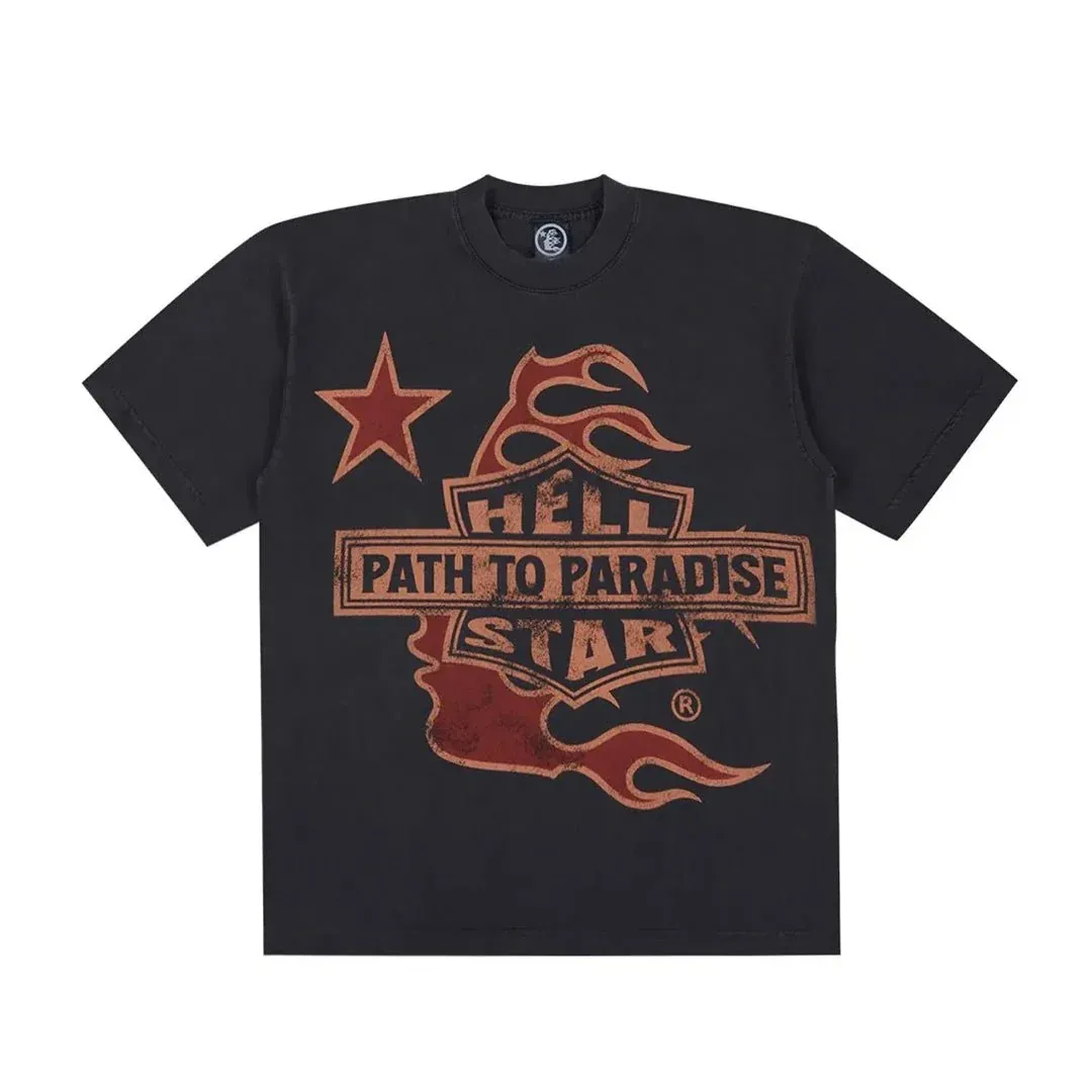 NEW HELLSTAR STUDIOS BIKER TOUR TEE GREY (VK)