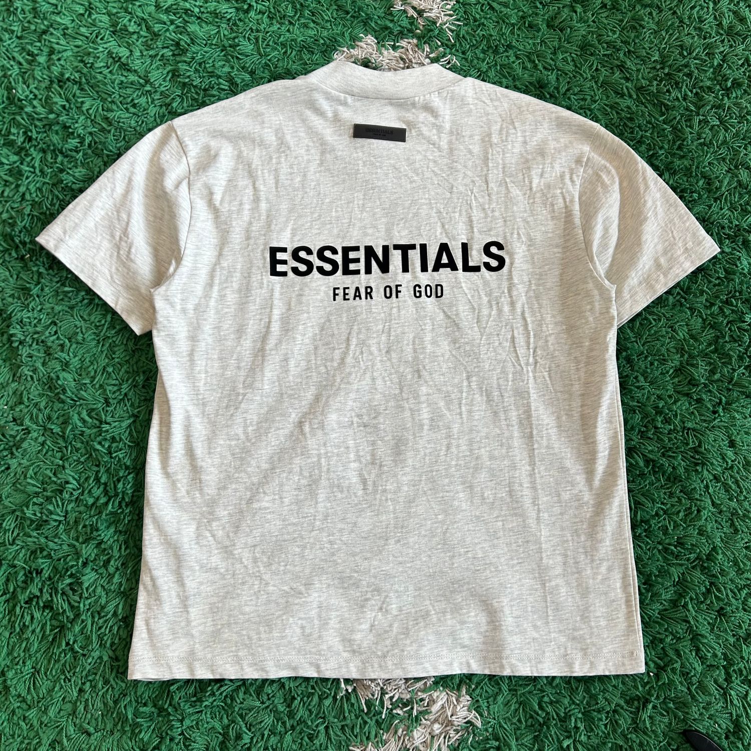 FEAR OF GOD ESSENTIALS TEE SS22 LIGHT OATMEAL